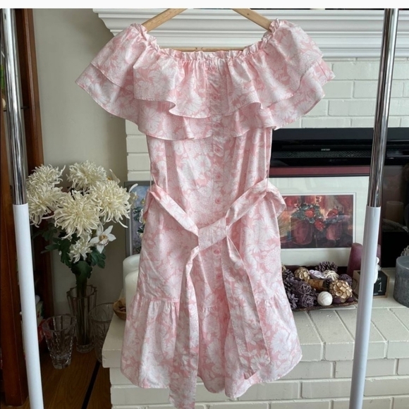 NWT boho Discontinued Lisa Marie Hernandez Dress 3X off shoulders NWT 💯 cotton - Picture 3 of 7